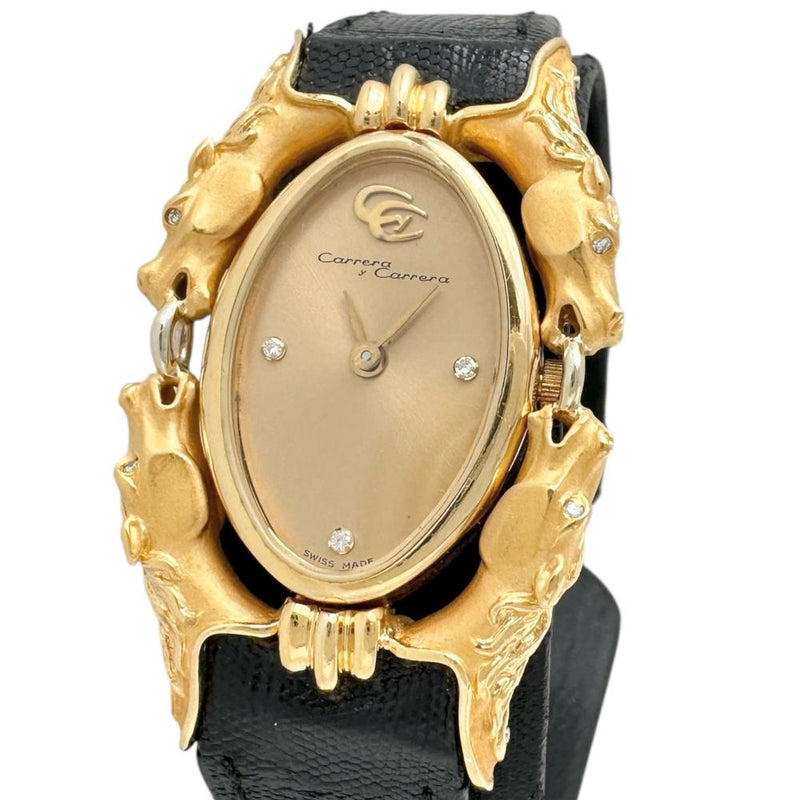Y*A様 sh3119 カレライカレラCarreray Carrera 時計 Carrera y Carrera/カレライカレラ】 カバロス ダイヤ3P 112 腕時計
