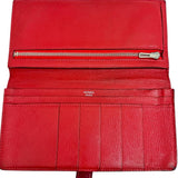 [HERMES] Bearn Soufflet Long Wallet Crocodile Red/Silver Hardware Women's [Used] [Makoto Shichiten] [BL]

[MiMox]