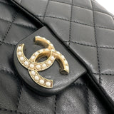 【CHANEL/香奈儿】 Matelasse Westminster 链条包 肩背包 附序列号贴纸 20系列（2014年左右） 羊皮/人造珍珠 黑色/金色五金 女士【中古】【真子质店】【BL】




【DTYMi】