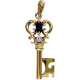 钥匙图案 蓝宝石 0.21ct 钻石吊坠 K18黄金 18K金 1.5g 女士
【中古】【真子质店】【NN】




【TMox】