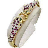 双頭パンサー ルビー エメラルド ダイヤモンド ブレスレット K18ゴールド 18金 17.0g 17cm レディース
【中古】【真子質店】【NN】




【MaMoTx】