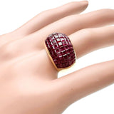 13号 ミステリーセッティングルビー リング・指輪 K18ゴールド 18金 13.9g レディース
【中古】【真子質店】【NN】




【MaxSI】