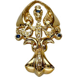Sapphire Diamond 0.25ct Pendant Top K18 Gold 18K 9.1g Ladies
[Used] [Makoto Shichiten] [NN]




[IMiDMi]