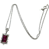 ルビー 1.50ct ダイヤモンド 0.50ct ネックレス K18WGホワイトゴールド 18金 7.4g 45cm レディース
【中古】【真子質店】【NN】




【IYYI】