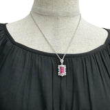 ルビー 1.50ct ダイヤモンド 0.50ct ネックレス K18WGホワイトゴールド 18金 7.4g 45cm レディース
【中古】【真子質店】【NN】




【IYYI】