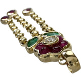 フラワーデザイン ルビー エメラルド ダイヤモンド ペンダントトップ K18ゴールド 18金 4.1g レディース
【中古】【真子質店】【NN】




【SxT】