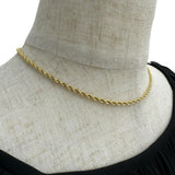 绳索链（仅链） 项链 K18黄金 18K金 3.5g 40cm 女士
【中古】【真子质店】【NN】




【YMox】
【ex】