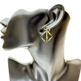 Hineri Square Design Dangle Earrings K18 Gold 18K 2.0g Ladies
[Used] [Makoto Shichiten] [NN]




[MaKx]
[ex]