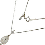 ★★Final Special Price Diamond (estimated K-12) 1.286ct Diamond 0.08ct Necklace Pt850 Platinum/Pt900 Platinum 3.7g 45cm Ladies
[Used] [Makoto Shichiten] [NN]




【MiTMo】