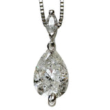 ★★Final Special Price Diamond (estimated K-12) 1.286ct Diamond 0.08ct Necklace Pt850 Platinum/Pt900 Platinum 3.7g 45cm Ladies
[Used] [Makoto Shichiten] [NN]




【MiTMo】