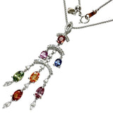 マルチカラーサファイア 3.62ct ダイヤモンド 0.67ct ネックレス K18WGホワイトゴールド 18金 9.7g 50cm レディース
【中古】【真子質店】【NN】




【TTxx】
