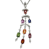 マルチカラーサファイア 3.62ct ダイヤモンド 0.67ct ネックレス K18WGホワイトゴールド 18金 9.7g 50cm レディース
【中古】【真子質店】【NN】




【TTxx】