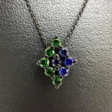 グリーングロッシュラーガーネット(ツァボライト) 計0.32ct ブルーサファイア 計0.28ct ネックレス K18WGホワイトゴールド 18金/PVD加工 3.2g 50cm レディース
【中古】【真子質店】【NN】




【YYx】