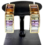 Pink Tourmaline/Citrine Peridot/Green Tourmaline Amethyst/Blue Topaz Earrings K18 Gold 18k 4.3g Ladies
[Used][Makoto Shichiten][NN]




[KKx]