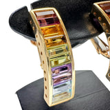 Pink Tourmaline/Citrine Peridot/Green Tourmaline Amethyst/Blue Topaz Earrings K18 Gold 18k 4.3g Ladies
[Used][Makoto Shichiten][NN]




[KKx]
