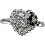 Size 12 Heart Motif Flower Design Diamond 0.41ct Black Diamond 0.09ct Ring K18WG White Gold 18K 4.1g Ladies
【Used】【Makoto Shichiten】【NN】




【SIMa】
