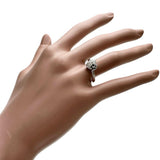 12号 心形主题 花卉设计 钻石 0.41ct 黑钻石 0.09ct 戒指 K18WG白金 18K 4.1g 女士
【中古】【真子质店】【NN】




【SIMa】