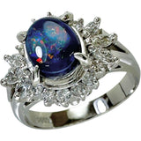 Size 13.5 Black Opal 1.20ct Diamond 0.68ct Ring Pt900 Platinum 7.6g Ladies
【Used】【Makoto Shichiten】【NN】

【ITIx】