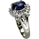 Size 13.5 Black Opal 1.20ct Diamond 0.68ct Ring Pt900 Platinum 7.6g Ladies
【Used】【Makoto Shichiten】【NN】

【ITIx】