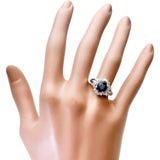 Size 13.5 Black Opal 1.20ct Diamond 0.68ct Ring Pt900 Platinum 7.6g Ladies
【Used】【Makoto Shichiten】【NN】

【ITIx】