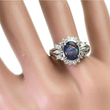 Size 13.5 Black Opal 1.20ct Diamond 0.68ct Ring Pt900 Platinum 7.6g Ladies
【Used】【Makoto Shichiten】【NN】

【ITIx】