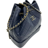CHANEL Gabrielle Serial Seal Included Backpack 28-series (circa 2019) Leather Navy/Silver Gold Combo Hardware For Women [Used] [Makoto Shichiten] [BL]

[MaxMix]