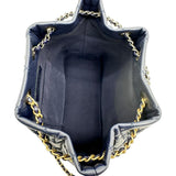 CHANEL Gabrielle Serial Seal Included Backpack 28-series (circa 2019) Leather Navy/Silver Gold Combo Hardware For Women [Used] [Makoto Shichiten] [BL]

[MaxMix]