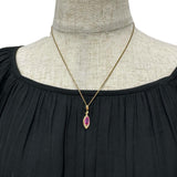 粉色蓝宝石 钻石 0.07ct 吊坠 K18黄金 18K金 2.1g 女士
【中古】【真子质店】【NN】




【KxD】