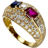 16号 蓝宝石 0.32ct 红宝石 0.32ct 钻石 1.36ct 戒指 K18黄金 18K 4.6g 女士
【二手】【真子质店】【NN】




【IMaTx】