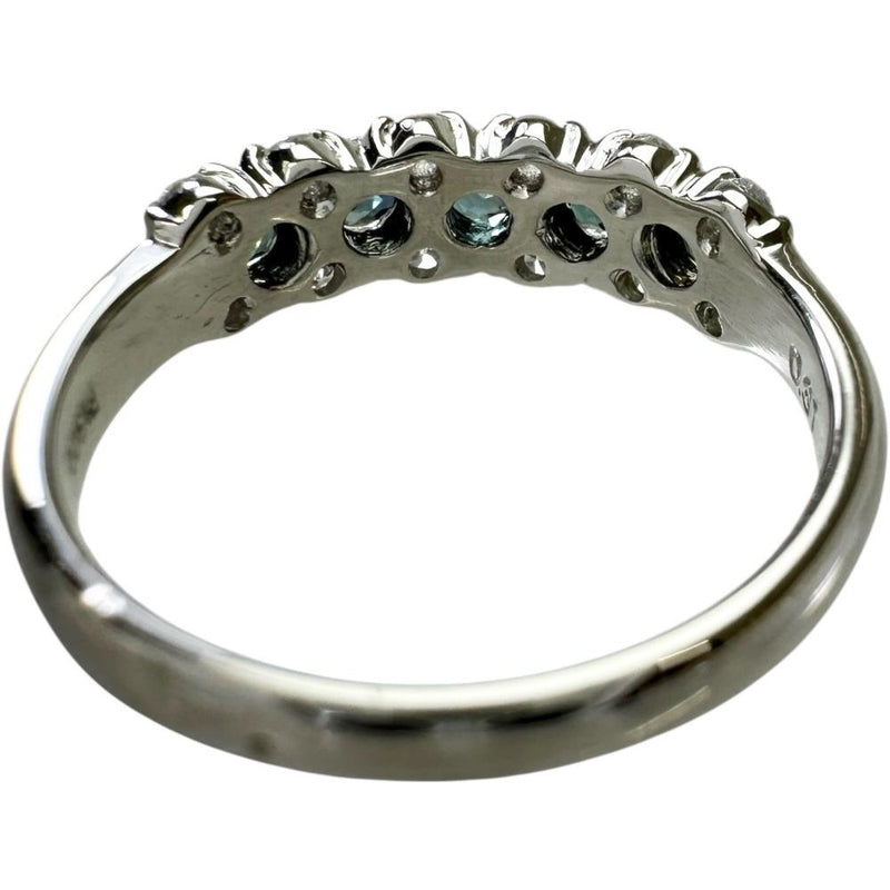 12.5号 アレキサンドライト 0.31ct ダイヤモンド 0.27ct リング・指輪