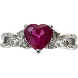 Size 11.5 Heart Cut Pink Sapphire 0.45ct Diamond 0.05ct Ring K18WG 18k 3.7g Ladies
【Used】【Makoto Shichiten】【NN】




【MiDK】