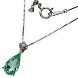 パライバトルマリン 1.44ct ダイヤモンド 0.10ct ネックレス K18WGホワイトゴールド 18金 3.3g 46cm レディース
【中古】【真子質店】【NN】




【IMaTx】