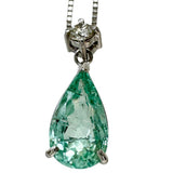パライバトルマリン 1.44ct ダイヤモンド 0.10ct ネックレス K18WGホワイトゴールド 18金 3.3g 46cm レディース
【中古】【真子質店】【NN】




【IMaTx】
