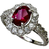 13号 ビルマ産ピジョンブラッドルビー 1.19ct ダイヤモンド 0.41ct リング・指輪 Pt900プラチナ 4.4g レディース
【中古】【真子質店】【NN】




【TSxD】