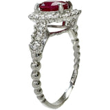 13号 ビルマ産ピジョンブラッドルビー 1.19ct ダイヤモンド 0.41ct リング・指輪 Pt900プラチナ 4.4g レディース
【中古】【真子質店】【NN】




【TSxD】