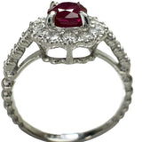 13号 ビルマ産ピジョンブラッドルビー 1.19ct ダイヤモンド 0.41ct リング・指輪 Pt900プラチナ 4.4g レディース
【中古】【真子質店】【NN】




【TSxD】