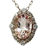 Morganite 0.70ct Diamond 0.17ct Necklace K18PG Pink Gold 18K 1.8g 45cm Ladies
【Used】【Makoto Shichiten】【NN】




【DIMi】