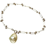 Paperclip Chain White South Sea Pearl 12.1mm Bracelet K18 Gold 18K 4.7g 17.5cm Ladies
【Used】【Makoto Shichiten】【NN】




【YMox】