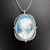 【TASAKI/タサキ】 ストーンカメオ ブローチ兼用 女性像 メノウ ダイヤモンド ペンダントトップ K14WGホワイトゴールド 14金 8.2g ブルー レディース
【中古】【真子質店】【NN】




【MaDx】