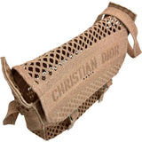 [Christian Dior] Shoulder Bag Cotton Pink Beige/Silver Hardware Ladies [Used] [Makoto Shichiten] [BL]