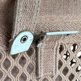[Christian Dior] Shoulder Bag Cotton Pink Beige/Silver Hardware Ladies [Used] [Makoto Shichiten] [BL]