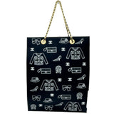 【CHANEL/シャネル】 アイコンチェーントート シリアルシールあり トートバッグ コットン/レザー ネイビー/ブラック金具 レディース【中古】【真子質店】【BL】




【IYTx】