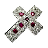 十字架 3向 红宝石 共0.58ct 钻石 共0.35ct 吊坠 K18WG白金 18K 4.7g 女士
【中古】【真子质店】【NN】




【MiMix】