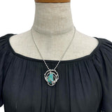 Boulder Opal 12.16ct Diamond 0.86ct Necklace (Can also be worn as a brooch) K18WG White Gold 18k 21.4g 45cm Ladies
【Used】【Makoto Shichiten】【NN】

【YYxx】