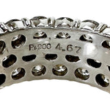 Size 13 Full Eternity Diamond 4.67ct Ring, Pt900 Platinum 8.4g Ladies
[Used][Makoto Shichiten][NN]




[TYYT]