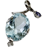 アクアマリン 10.31ct タンザナイト 0.10ct ダイヤモンド 0.04ct ペンダントトップ K18WGホワイトゴールド 18金 4.7g レディース
【中古】【真子質店】【NN】




【MoIx】