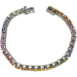 Multicolor Sapphire Bracelet K14WG White Gold 14K (Purity Analyzed) 13.4g 15cm Ladies
[Used] [Makoto Shichiten] [NN]




[TxTD]