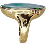 Size 12 Boulder Opal 8.66ct Diamond Ring K18 Gold 18K 15.2g Ladies
[Used] [Makoto Shichiten] [NN]




[TSMoS]