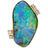 Size 12 Boulder Opal 8.66ct Diamond Ring K18 Gold 18K 15.2g Ladies
[Used] [Makoto Shichiten] [NN]




[TSMoS]
