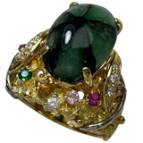 12号【DESIGNER JEWELRY/作家ジュエリー】 トラピッチェエメラルド 5.83ct ダイヤモンド 0.09ct サファイア/ルビー 0.21ct リング・指輪 K18ゴールド 18金/Pt900プラチナ 8.9g レディース
【中古】【真子質店】【NN】




【TTxx】